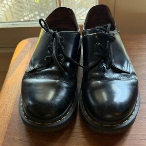 Dr. Martens 1461 3-Eye Oxford Black Smooth Leather Women’s 9 iconic